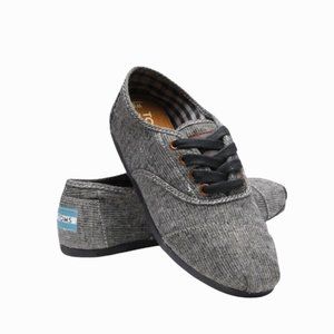 Toms Cordones Metallic Woven Sneakers (Size 7.5, New in Box)